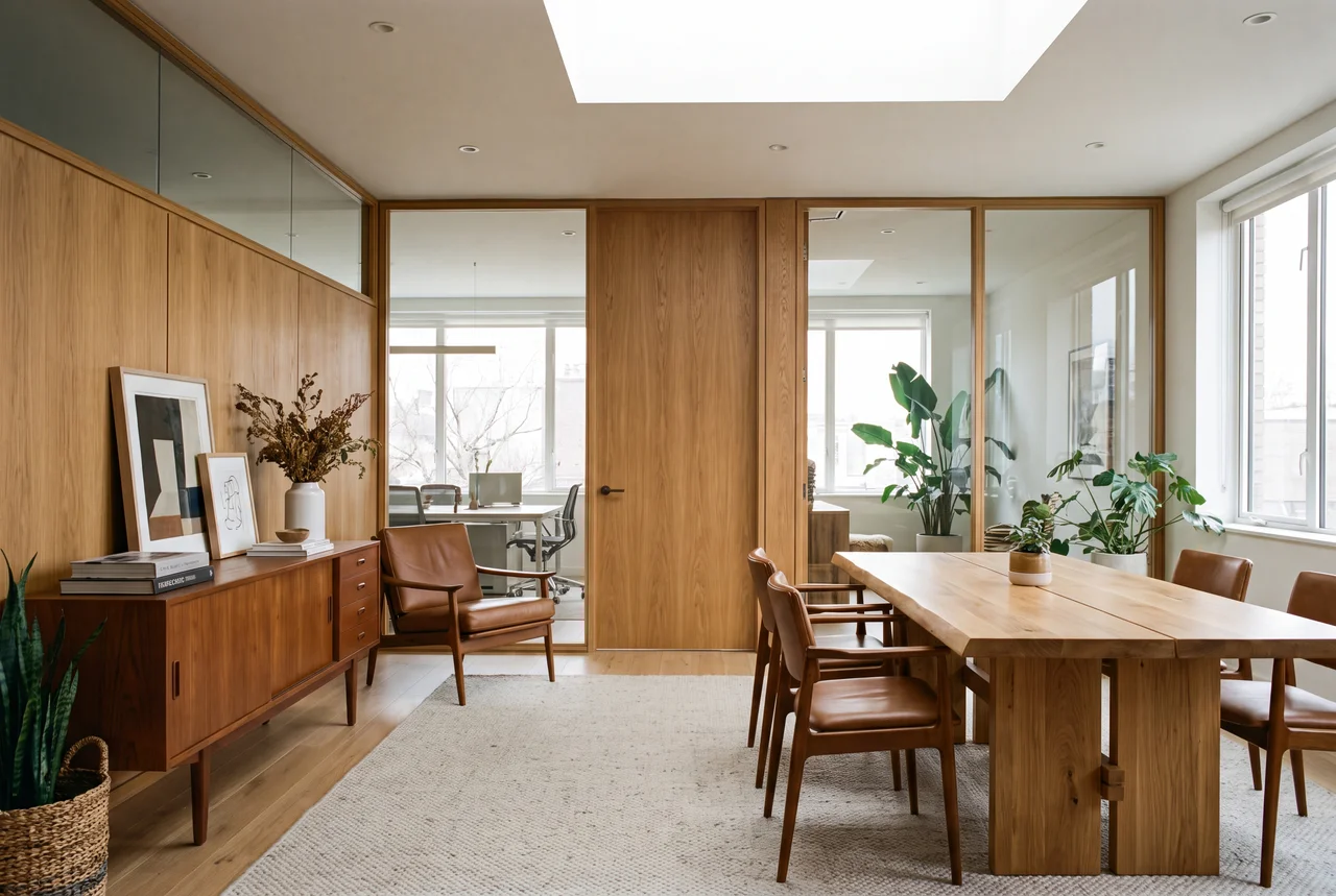 Modern office workspace